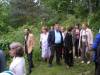 Group in the garden at St Yon