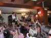 Dancers on the table at the Tyrolean restaurant