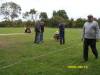 Measuring the boules to see who is winning