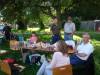 Members sitting at a table