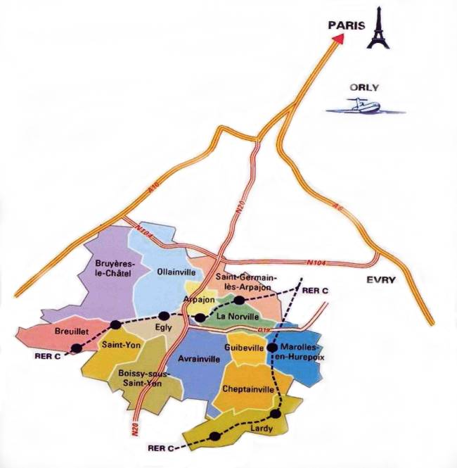 map of communes