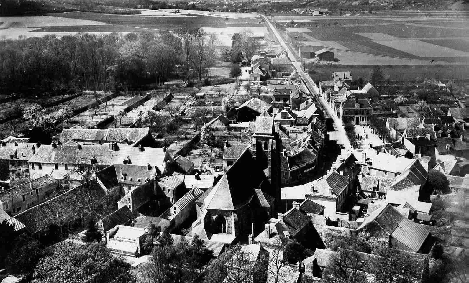 aerial view of Boissy