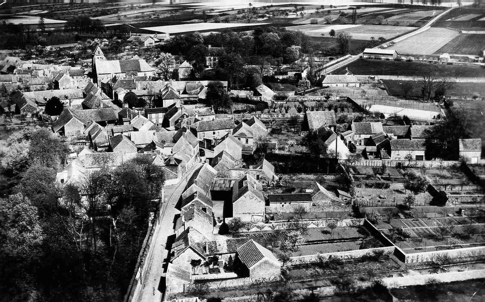 aerial view of Boissy