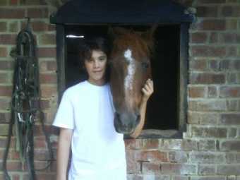 Romain and Charlie (the horse)